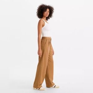 Levi’s Premium HIGH RISE PLEATED BAGGY TROUSER PANTS, 26